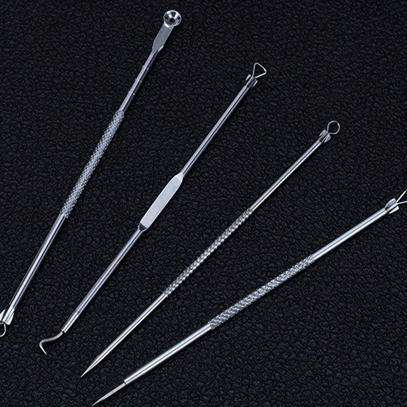 5pcs Blackhead Remover Tweezers Set with Portable Case