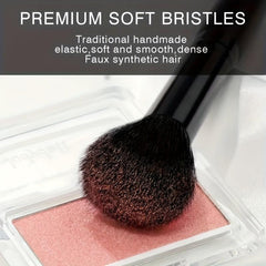 24Pcs Fluffy Makeup Brushes Set w/ Sponge & Puffs