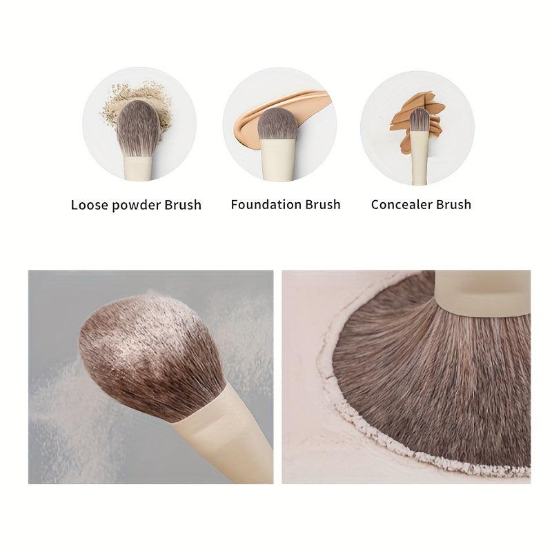 11Pcs Soft Fluffy Makeup Brushes Set Kit, Skin Friendly Makeup Tools