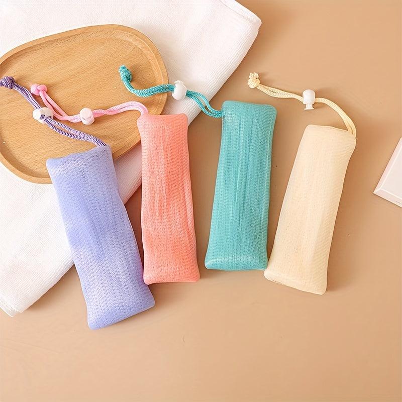 Mesh Soap Saver Pouch Exfoliating Bubble Foam Net Bag