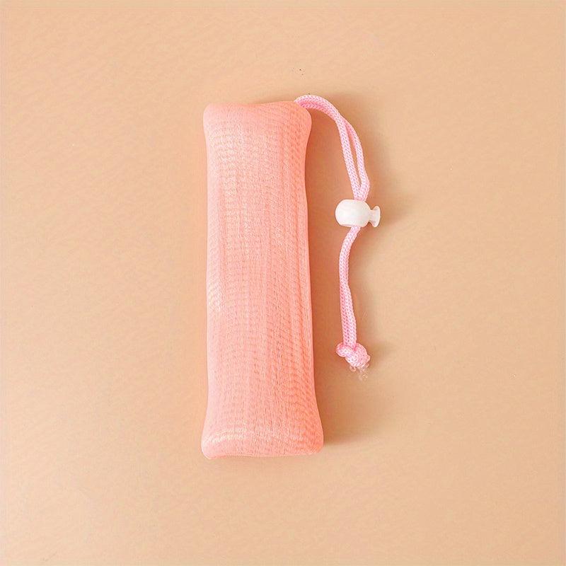 Mesh Soap Saver Pouch Exfoliating Bubble Foam Net Bag