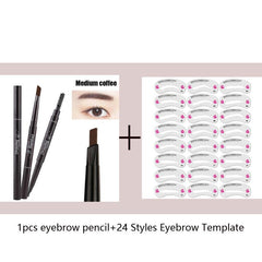 Waterproof Eyebrow Pen Double Headed Natural Makeup Easy Wearing Eyebrow Pencil
