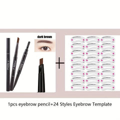 Waterproof Eyebrow Pen Double Headed Natural Makeup Easy Wearing Eyebrow Pencil
