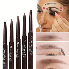 Waterproof Eyebrow Pen Double Headed Natural Makeup Easy Wearing Eyebrow Pencil
