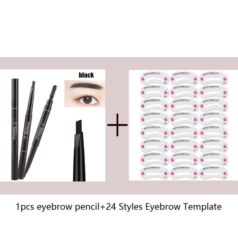Waterproof Eyebrow Pen Double Headed Natural Makeup Easy Wearing Eyebrow Pencil