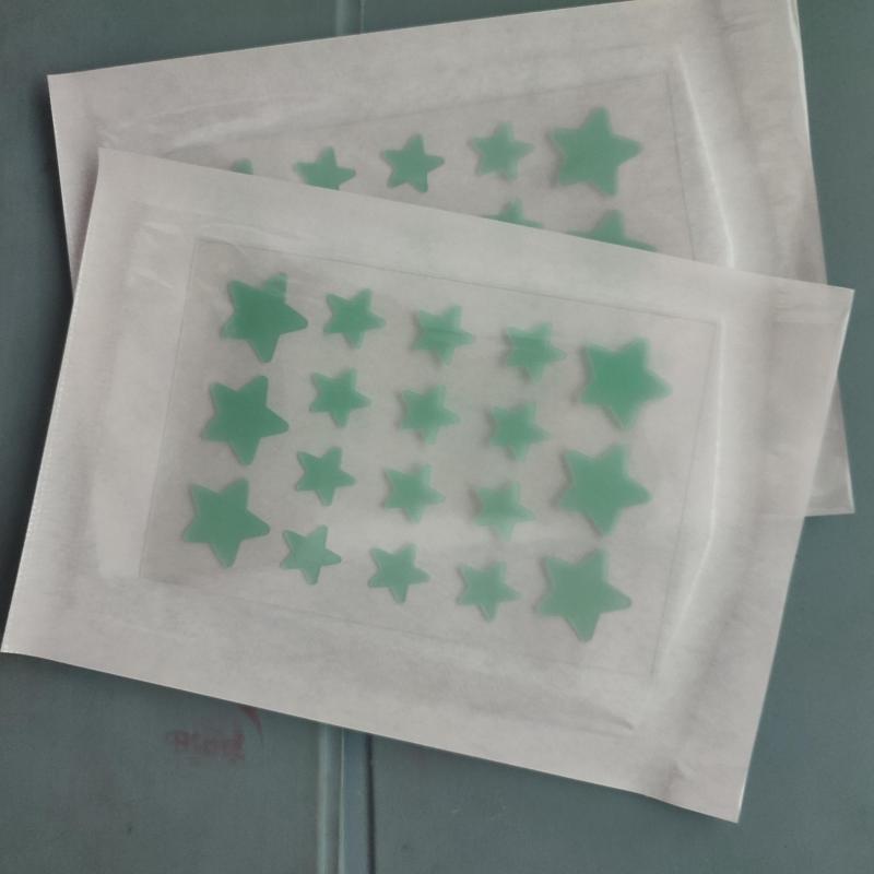 Acne Pimple Patches Hydrocolloid Green Stars Zit Face Stickers 18pcs 36pcs