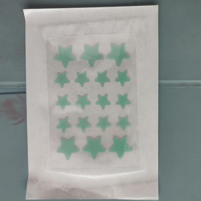 Acne Pimple Patches Hydrocolloid Green Stars Zit Face Stickers 18pcs 36pcs