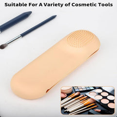 Large Magnetic Travel Brush Holder Anti-fall Silicone Organizer