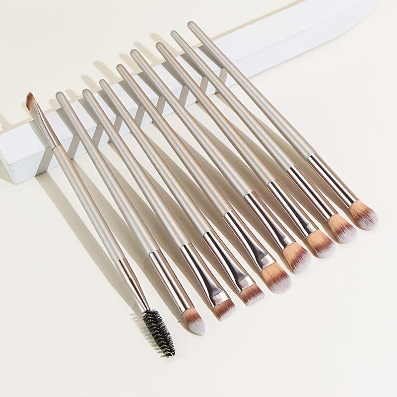12-Piece Kabuki Makeup Brushes Set for Foundation Powder Blush Eyeshadow