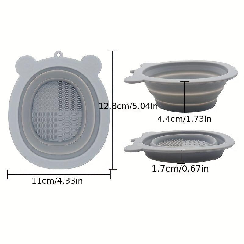 Silicone Makeup Brush Cleaning Bowl Dry Cleaning Box