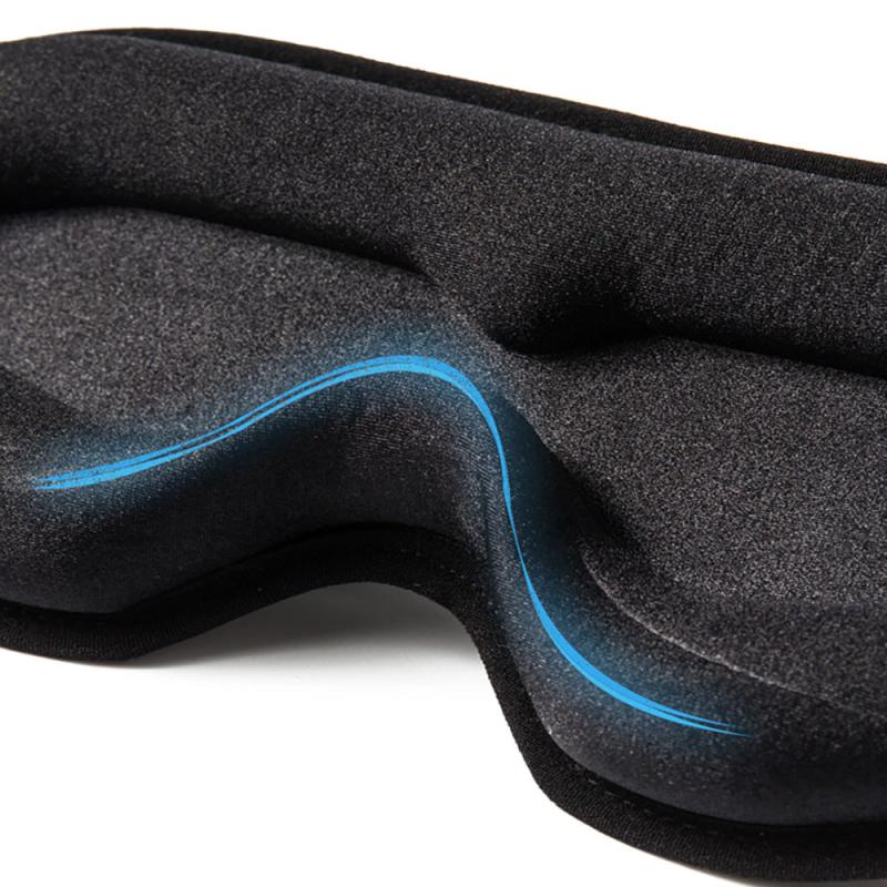 3D Cooler Memory Cotton Eye Blindfold for Sleeping Work Naps