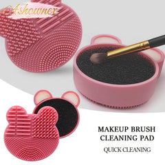Make Up Brush Cleaner Pad Washing Brush Pad Cleaning Mat