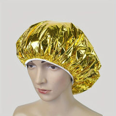 Hair Cap Heat Insulation Hat Salon Aluminum Foil Cap Deep Conditioning