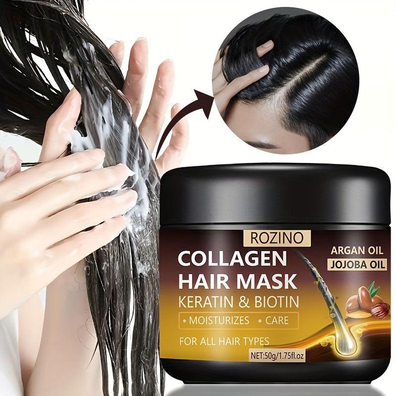 Keratin Biotin Jojoba Hair Mask Split Ends Repair Smooth Care