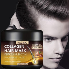 Keratin Biotin Jojoba Hair Mask Split Ends Repair Smooth Care