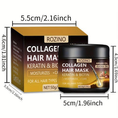 Keratin Biotin Jojoba Hair Mask Split Ends Repair Smooth Care