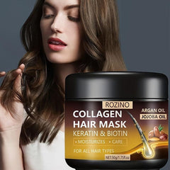 Keratin Biotin Jojoba Hair Mask Split Ends Repair Smooth Care