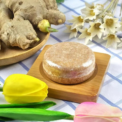 Ginger Hair Thickening Solid Shampoo Bar for All Hair Types