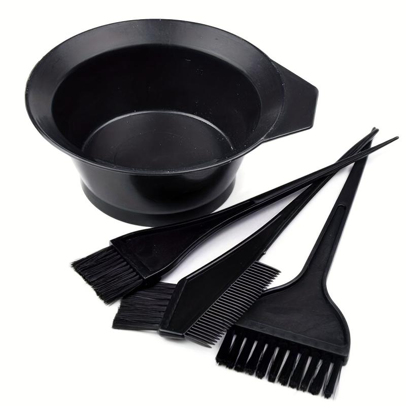 Pro Hair Coloring Kit Hair Dye Tool Brush Bowl for Salon Home Use