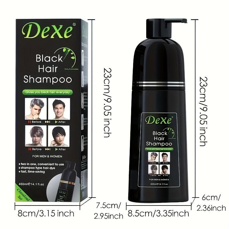 Instant Hair Dye Shampoo 3-in-1 Natural Colors - Lasts 30 Days