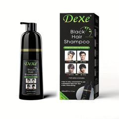 Instant Hair Dye Shampoo 3-in-1 Natural Colors - Lasts 30 Days
