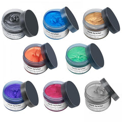 Temporary Hair Wax Styling Pomade Natural Hair Dye Cream