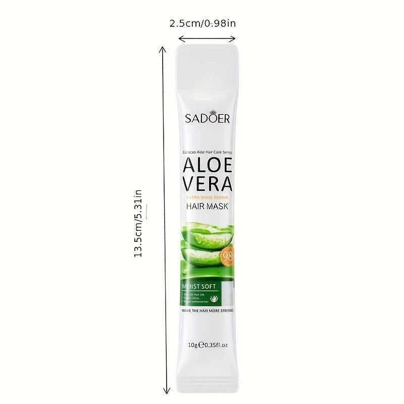 Aloe Hair Mask Plant Extract Hair Care Mask Strengthens Hair