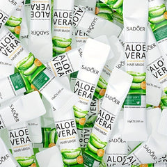 Aloe Hair Mask Plant Extract Hair Care Mask Strengthens Hair