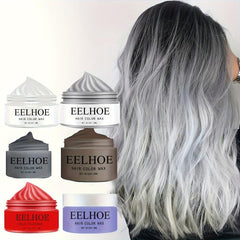 Washable Temporary Hair Wax for Natural Hair Styling - Halloween Hair Dye Cream