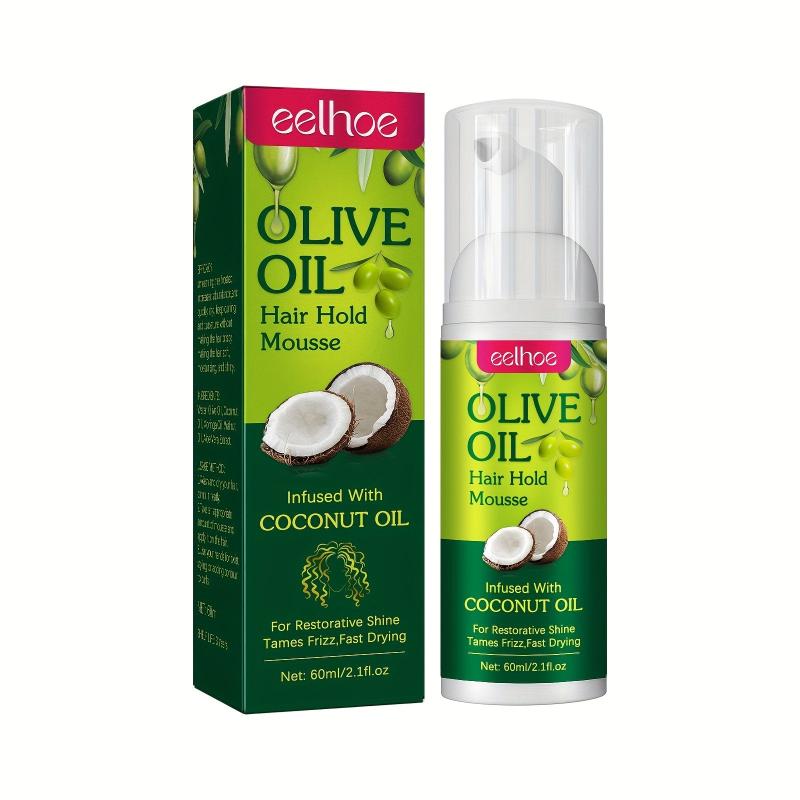 Anti Frizz Hair Mousse for Curly Hair with Olive