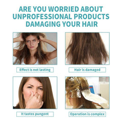 Hair Straightening Cream for Frizzy Hair Collagen Protein Hairs Repair