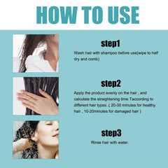 Collagen Hair Cream Straightening Cream Smoothing Collagen Hair Straightener