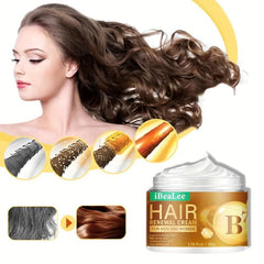 Hair Renewal Cream Vitamins Keratin Biotin Collagen Coconut Hydrating Hair Cream
