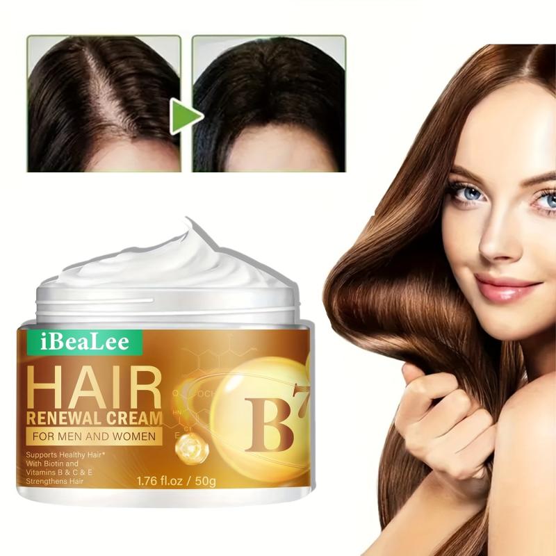 Hair Renewal Cream Vitamins Keratin Biotin Collagen Coconut Hydrating Hair Cream