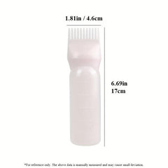 Hair Applicator Bottle with Root Comb for Hair Styling