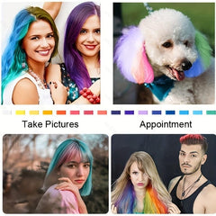 8pcs Hair Chalk Comb for Girls Ages 4-10 Birthday Halloween Christmas