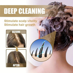 60g Oat Rice Shampoo Soap for Repairing Damaged Dry Hair