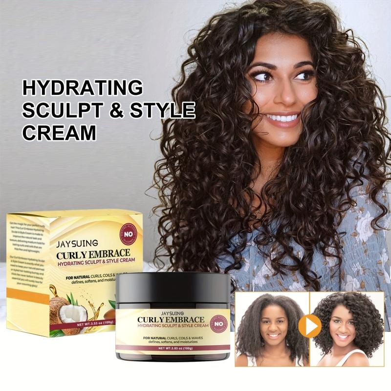 Hydrating Hair Styling Cream for Curly Hair