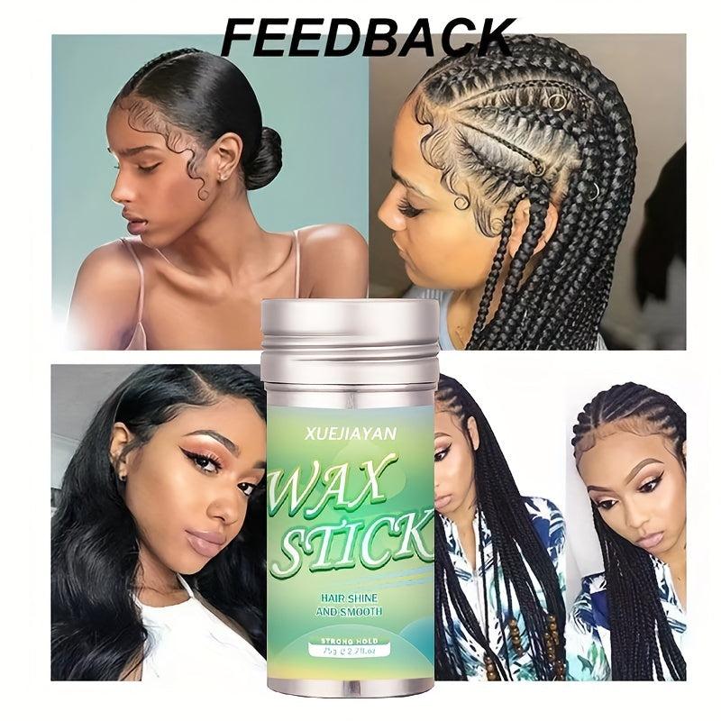 75g Natural Glycerin Hair Wax Stick for Smooth Hair Finish