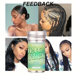 75g Natural Glycerin Hair Wax Stick for Smooth Hair Finish