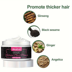 Sesame Hair Cream - Repairs Split Ends & Damaged Hair - Deeply Moisturizes Hair