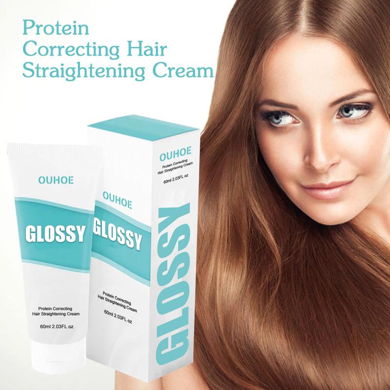 Protein Straightening Cream For Hair Repair Softening Agent