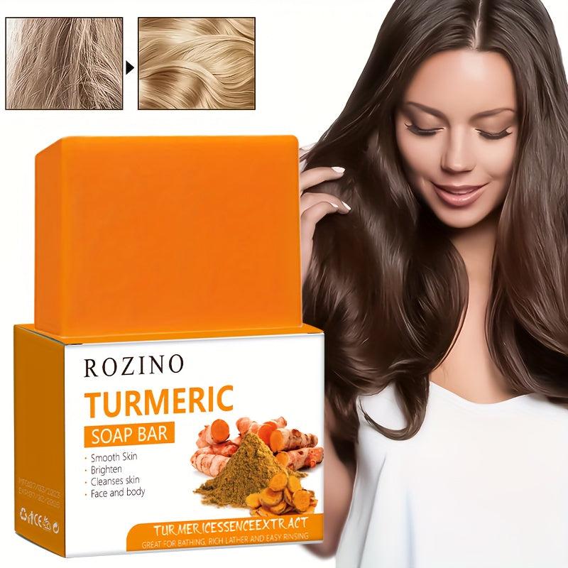 Turmeric Soap Bar Hair Clean And Care Shampoo Soap