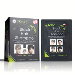 10 PCS Natural Hair Dye Shampoo For Gray Hair Semi Permanent Hair Shampoo