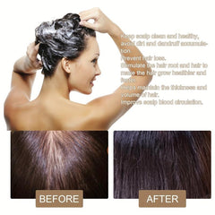 100g Natural Rice Shampoo Soap Repairs Damaged Hair Smoothing Glossy