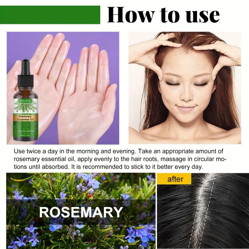 Rosemary Hair Care Essential Oil Natural Growth Shine Men Women