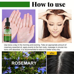 Rosemary Hair Care Essential Oil Natural Growth Shine Men Women