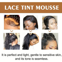 Lace Wig Tint Mousse Hair Styling Mousse Disposable Hair Conditioner