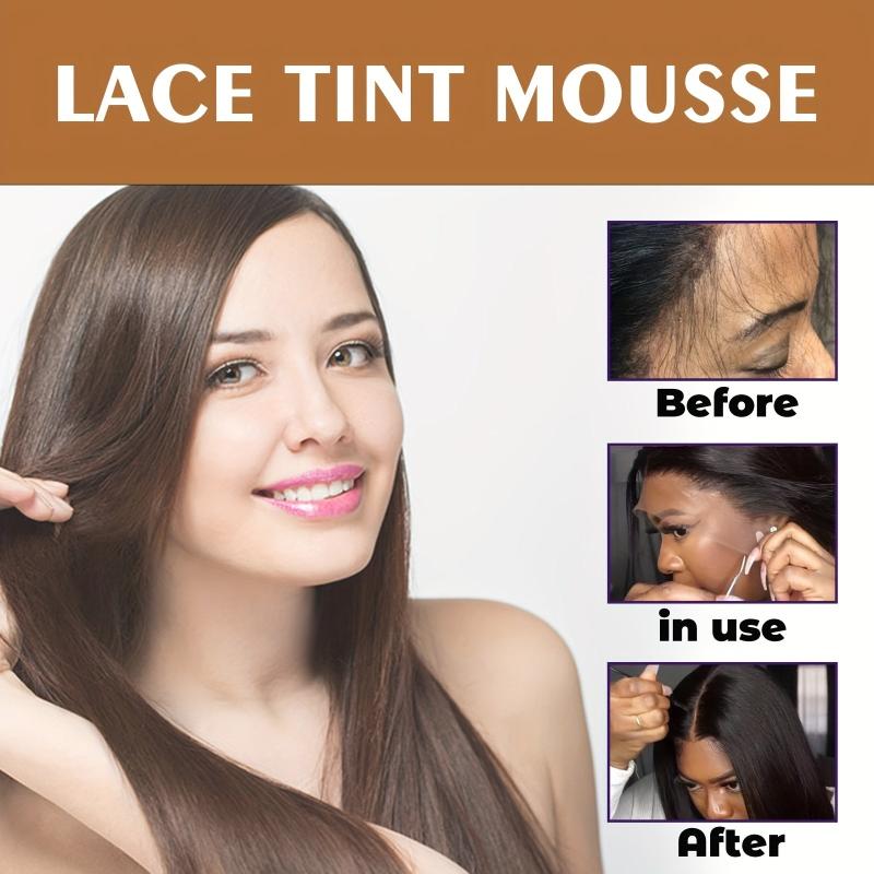 Lace Wig Tint Mousse Hair Styling Mousse Disposable Hair Conditioner