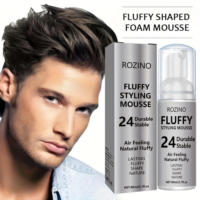 Grey Hair Styling Mousse - Moisturizing Care Foam - Natural Air Fluffy